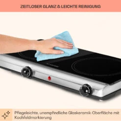 [Gebraucht] Cookbuddy Glaskeramik-Kochfeld -KLarstein Verkaufsgeschäft 10035704 de 0007 usp