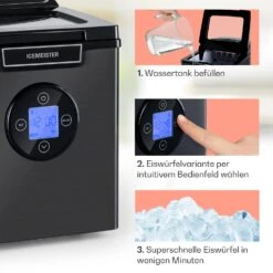 [Gebraucht] Icemeister 2G Eiswürfelmaschine -KLarstein Verkaufsgeschäft 10035712 de 0004 usp 1