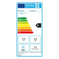 [Gebraucht] Kraftwerk Smart Mobile Klimaanlage -KLarstein Verkaufsgeschäft 10035738 energy label