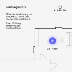 [Gebraucht] Metrobreeze Rom Smart Mobile Klimaanlage -KLarstein Verkaufsgeschäft 10035804 de 0003 usp