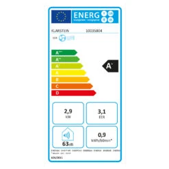 [Wiederverpackt] Metrobreeze Rom Smart Mobile Klimaanlage -KLarstein Verkaufsgeschäft 10035804 energy label 1
