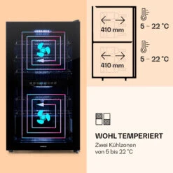 [Gebraucht] Klarstein Shiraz 29 Duo Weinkühlschrank 2 Zonen -KLarstein Verkaufsgeschäft 10035846 de 0003 logo