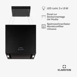 Kronleuchter Inselhaube 15 Kronleuchter Inselhaube -KLarstein Verkaufsgeschäft 10035974 de 0006 usp