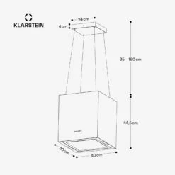 Kronleuchter Inselhaube 16 Kronleuchter Inselhaube -KLarstein Verkaufsgeschäft 10035974 yy 0011 dimensions