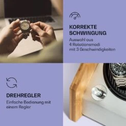 [Wiederverpackt] Garonne Uhrenbeweger 4 Uhren -KLarstein Verkaufsgeschäft 10036042 de 0003 logo