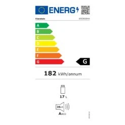 [Wiederverpackt] Geheimversteck Mini-Kühlschrank -KLarstein Verkaufsgeschäft 10036104 energy label