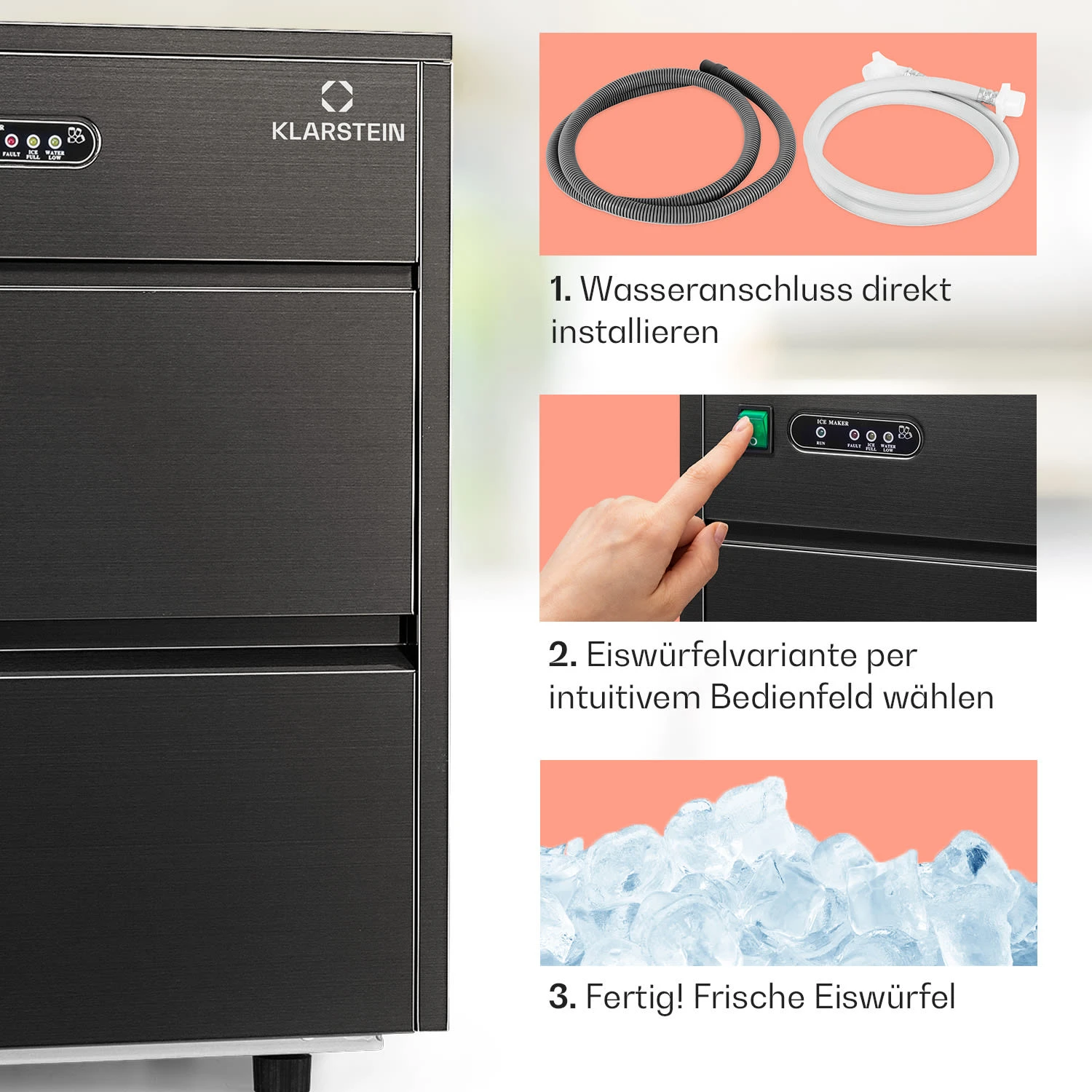 Powericer XL Eiswürfelmaschine 6 Powericer XL Eiswürfelmaschine – Bild 4