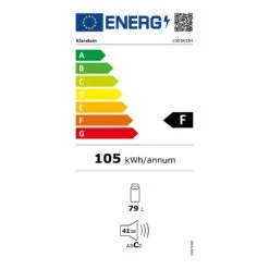 [Gebraucht] CoolArt 79L Kühl-Gefrier-Kombination -KLarstein Verkaufsgeschäft 10036184 energy label