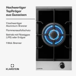 [Gebraucht] Alchemist Gaskochfeld -KLarstein Verkaufsgeschäft 10036335 de 0003 usp