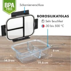 [Gebraucht] Glaswerk Hopewell Frischhaltedosen 3er Set 1040 Ml -KLarstein Verkaufsgeschäft 10036364 de 0007 logo