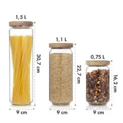 Glaswerk Lovage Vorratsgläser 0,75 1,1 1,5 L 17 Glaswerk Lovage Vorratsgläser 0,75 1,1 1,5 L -KLarstein Verkaufsgeschäft 10036372 yy 0008 logo
