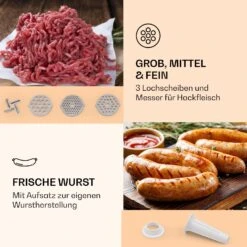 [Wiederverpackt] Mighty Mince Elektrischer Fleischwolf -KLarstein Verkaufsgeschäft 10036478 de 0003 logo 1