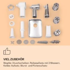 [Wiederverpackt] Mighty Mince Elektrischer Fleischwolf -KLarstein Verkaufsgeschäft 10036478 de 0007 logo 1