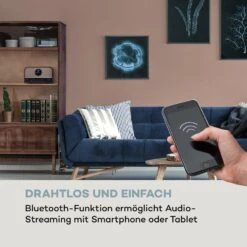 [Gebraucht] Auna Columbia DAB Radio 60 W CD-Player DAB+/UKW -KLarstein Verkaufsgeschäft 10037436 de 0005 logo