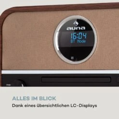 [Gebraucht] Auna Columbia DAB Radio 60 W CD-Player DAB+/UKW -KLarstein Verkaufsgeschäft 10037436 de 0006 logo