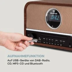 [Gebraucht] Auna Columbia DAB Radio 60 W CD-Player DAB+/UKW -KLarstein Verkaufsgeschäft 10037436 de 0007 logo