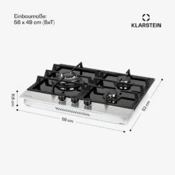 [Wiederverpackt] Alchemist 3 Gaskochfeld -KLarstein Verkaufsgeschäft 10037804 de 0007 usp