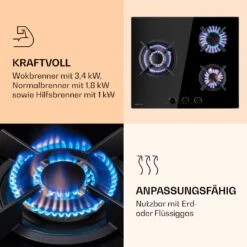 [Gebraucht] Goldflame 3 Gaskochfeld -KLarstein Verkaufsgeschäft 10037805 de 0004 logo