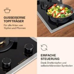 [Gebraucht] Goldflame Domino Prime Gaskochfeld -KLarstein Verkaufsgeschäft 10037806 de 0003 logo