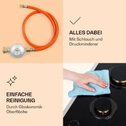 [Gebraucht] Goldflame Domino Prime Gaskochfeld -KLarstein Verkaufsgeschäft 10037806 de 0006 logo