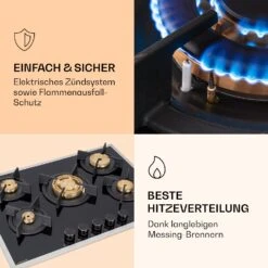 [Gebraucht] Goldflame 5 Prime Gaskochfeld -KLarstein Verkaufsgeschäft 10037808 de 0005 logo 1