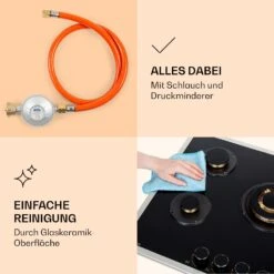 [Gebraucht] Goldflame 5 Prime Gaskochfeld -KLarstein Verkaufsgeschäft 10037808 de 0006 logo 1