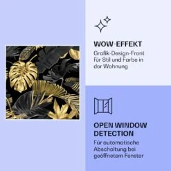 [Wiederverpackt] Wonderwall Air Art Smart Infrarotheizung Mit Bild Schwarze Blume -KLarstein Verkaufsgeschäft 10037830 de 0006 logo