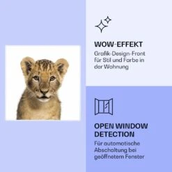 [Wiederverpackt] Wonderwall Air Art Smart Infrarotheizung Mit Bild Löwe -KLarstein Verkaufsgeschäft 10037834 de 0006 logo