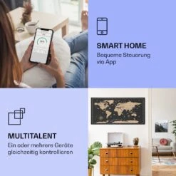 [Wiederverpackt] Wonderwall Air Art Smart Infrarotheizung Mit Bild Nachtkarte -KLarstein Verkaufsgeschäft 10037875 de 0002 logo