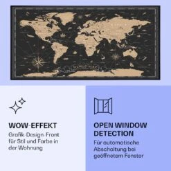 [Wiederverpackt] Wonderwall Air Art Smart Infrarotheizung Mit Bild Nachtkarte -KLarstein Verkaufsgeschäft 10037875 de 0006 logo