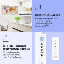 [Wiederverpackt] Wonderwall Air Art Smart Infrarotheizung Mit Bild Farbige Karte -KLarstein Verkaufsgeschäft 10037882 de 0004 logo