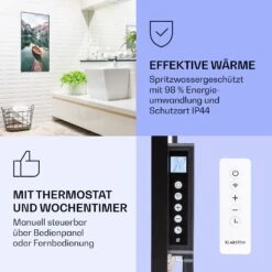 [Gebraucht] Wonderwall Air Art Smart Infrarotheizung Mit Bild See Vertikal -KLarstein Verkaufsgeschäft 10037893 de 0004 logo