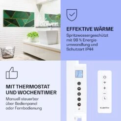 [Wiederverpackt] Wonderwall Air Art Smart Infrarotheizung Mit Bild Grüne Linie -KLarstein Verkaufsgeschäft 10037908 de 0004 logo