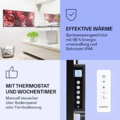 [Wiederverpackt] Wonderwall Air Art Smart Infrarotheizung Mit Bild Blume -KLarstein Verkaufsgeschäft 10037913 de 0004 logo