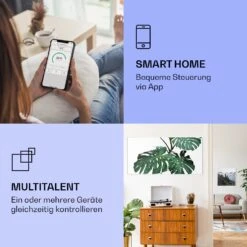 [Wiederverpackt] Wonderwall Air Art Smart Infrarotheizung Mit Bild Grünes Blatt -KLarstein Verkaufsgeschäft 10037916 de 0002 logo