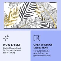 [Gebraucht] Wonderwall Air Art Smart Infrarotheizung Mit Bild Blatt -KLarstein Verkaufsgeschäft 10037917 de 0006 logo 1