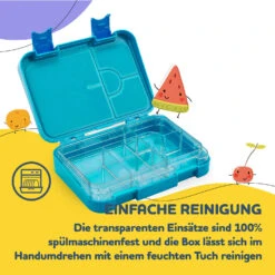 [Gebraucht] Schmatzfatz Junior Lunchbox Mit Fächern -KLarstein Verkaufsgeschäft 10037944 de 0005 usp