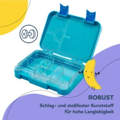 [Gebraucht] Schmatzfatz Junior Lunchbox Mit Fächern -KLarstein Verkaufsgeschäft 10037944 de 0006 usp