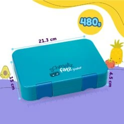 [Gebraucht] Schmatzfatz Junior Lunchbox Mit Fächern -KLarstein Verkaufsgeschäft 10037944 yy 0011 dimensions