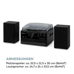 [Gebraucht] Oakland DAB Plus Retro-Stereoanlage -KLarstein Verkaufsgeschäft 10038003 de 0008 logo 1