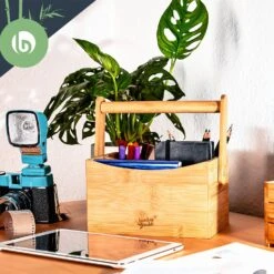 [Wiederverpackt] Schreibtischorganizer Mit Tragegriff -KLarstein Verkaufsgeschäft 10038011 yy 0002 logo