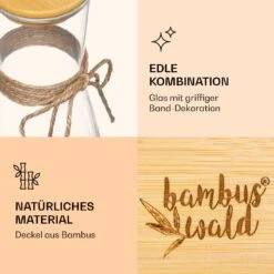 Glaskaraffe Mit Bambusdeckel -KLarstein Verkaufsgeschäft 10038230 de 0004 logo