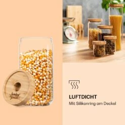 [Wiederverpackt] Stapelglas Mit Bambusdeckel 580 Ml -KLarstein Verkaufsgeschäft 10038246 de 0005 logo