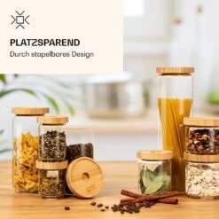 [Wiederverpackt] Stapelglas Mit Bambusdeckel 200 Ml -KLarstein Verkaufsgeschäft 10038249 de 0003 logo