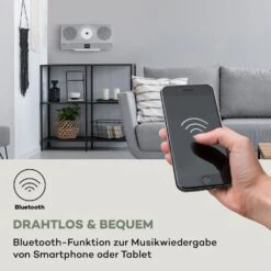 [Gebraucht] Silver Star Swing Vertikal-Stereoanlage -KLarstein Verkaufsgeschäft 10038261 de 0004 logo