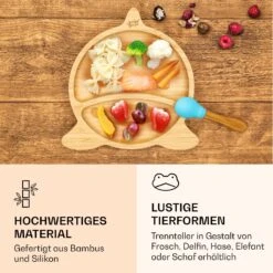 [Wiederverpackt] Kindergeschirr Bambusteller -KLarstein Verkaufsgeschäft 10038284 de 0004 logo