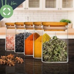 Eckige Gläser Bambusdeckel 14 Eckige Gläser Bambusdeckel -KLarstein Verkaufsgeschäft 10038300 yy 0005 logo