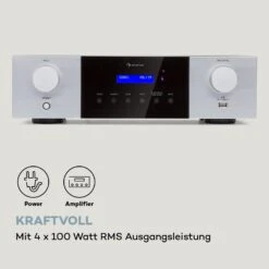 [Gebraucht] AMP-4000 DAB Hifi-Stereo-Verstärker -KLarstein Verkaufsgeschäft 10038330 de 0004 logo 1