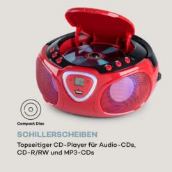 [Wiederverpackt] Roadie CD Boombox -KLarstein Verkaufsgeschäft 10038357 de 0005 logo