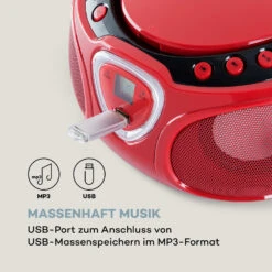 [Wiederverpackt] Roadie CD Boombox -KLarstein Verkaufsgeschäft 10038357 de 0006 logo
